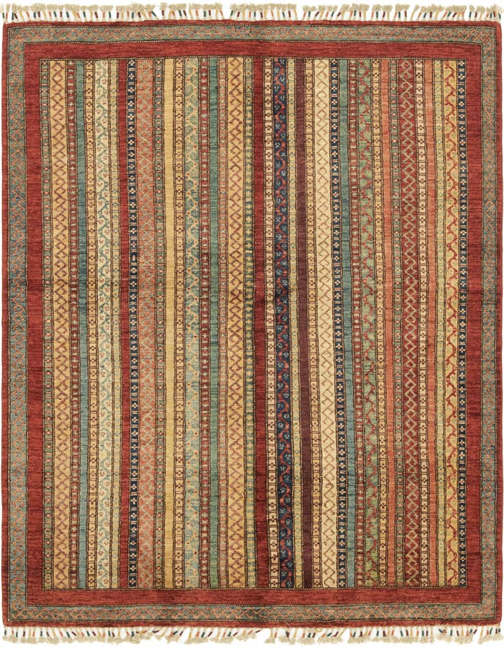 Detail image of 4' 10 x 6' 5 Hand Knotted Ariana Ziegler Rug