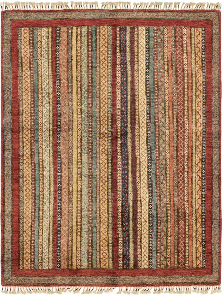 Detail image of 4' 10 x 6' 5 Hand Knotted Ariana Ziegler Rug