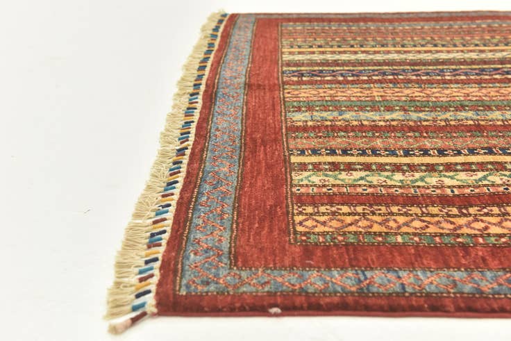 Detail image of 4' 9 x 6' 4 Hand Knotted Ariana Ziegler Rug