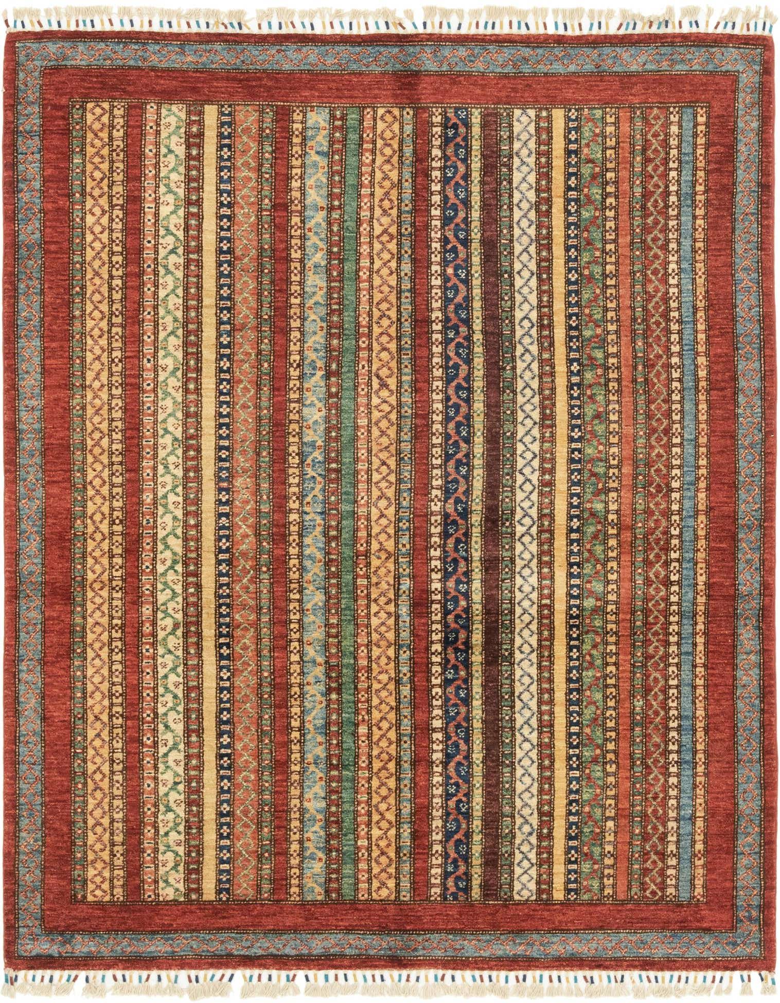 4' 9 x 6' 4 Hand Knotted Ariana Ziegler Rug