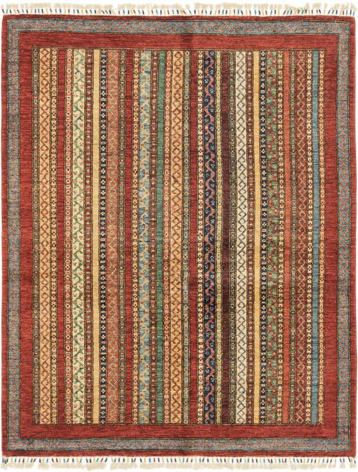 4' 9 x 6' 4 Hand Knotted Ariana Ziegler Rug
