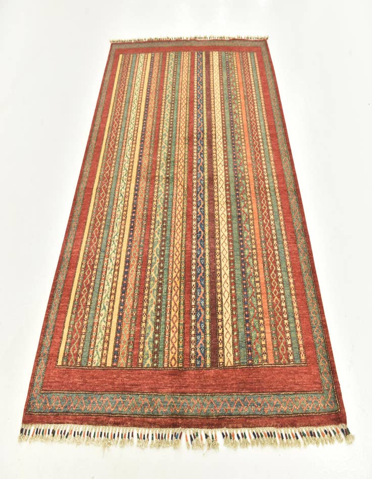 Detail image of 5' 1 x 6' 6 Hand Knotted Ariana Ziegler Rug