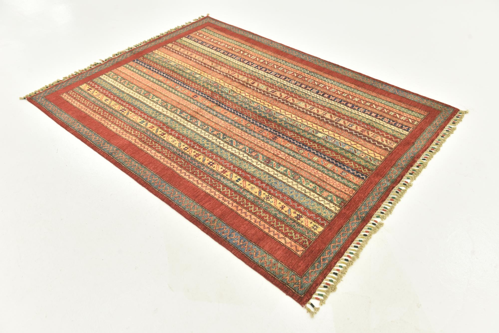 4' 10 x 6' 6 Hand Knotted Ariana Ziegler Rug
