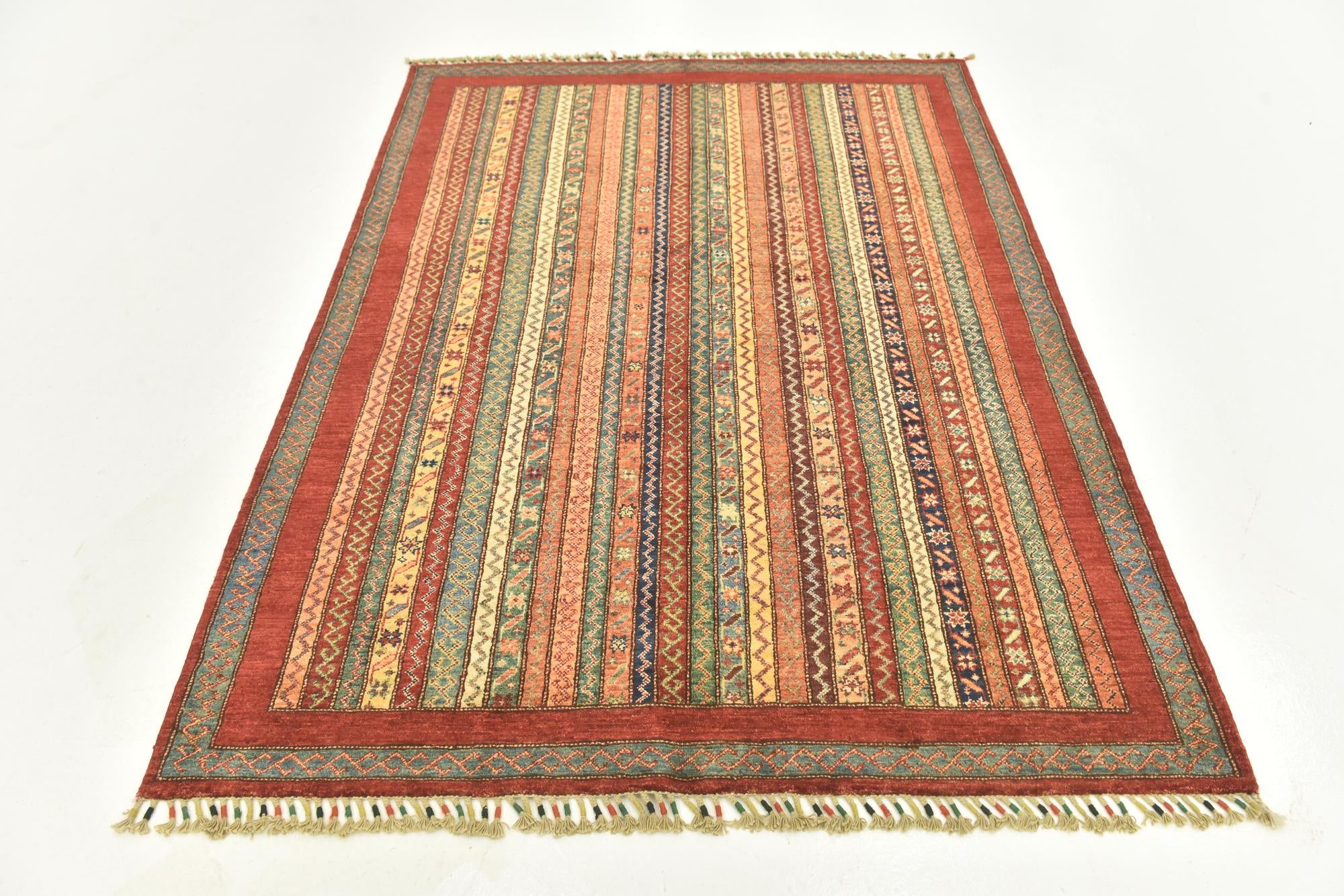4' 10 x 6' 6 Hand Knotted Ariana Ziegler Rug