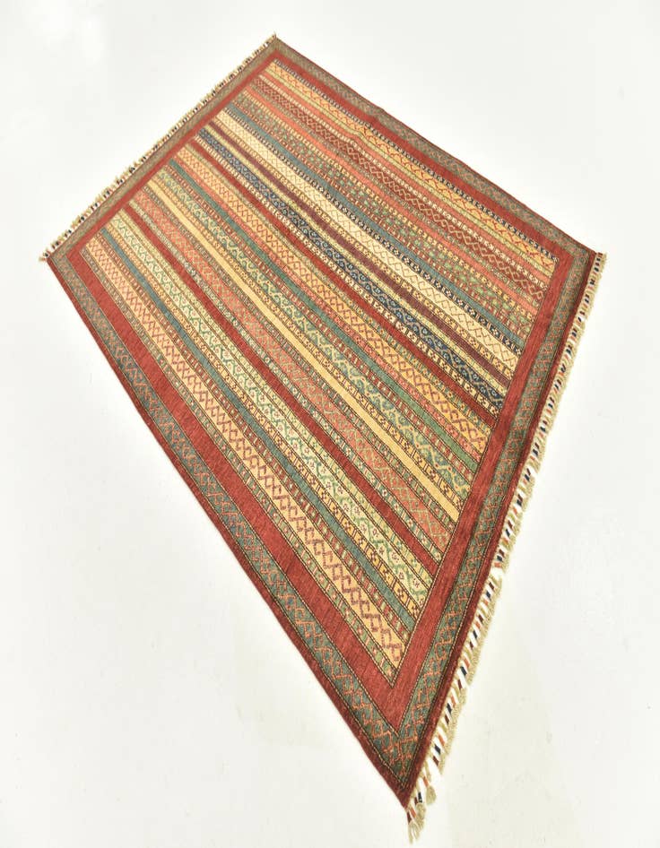 Detail image of 5' x 6' 5  Hand Knotted Ariana Ziegler Rug