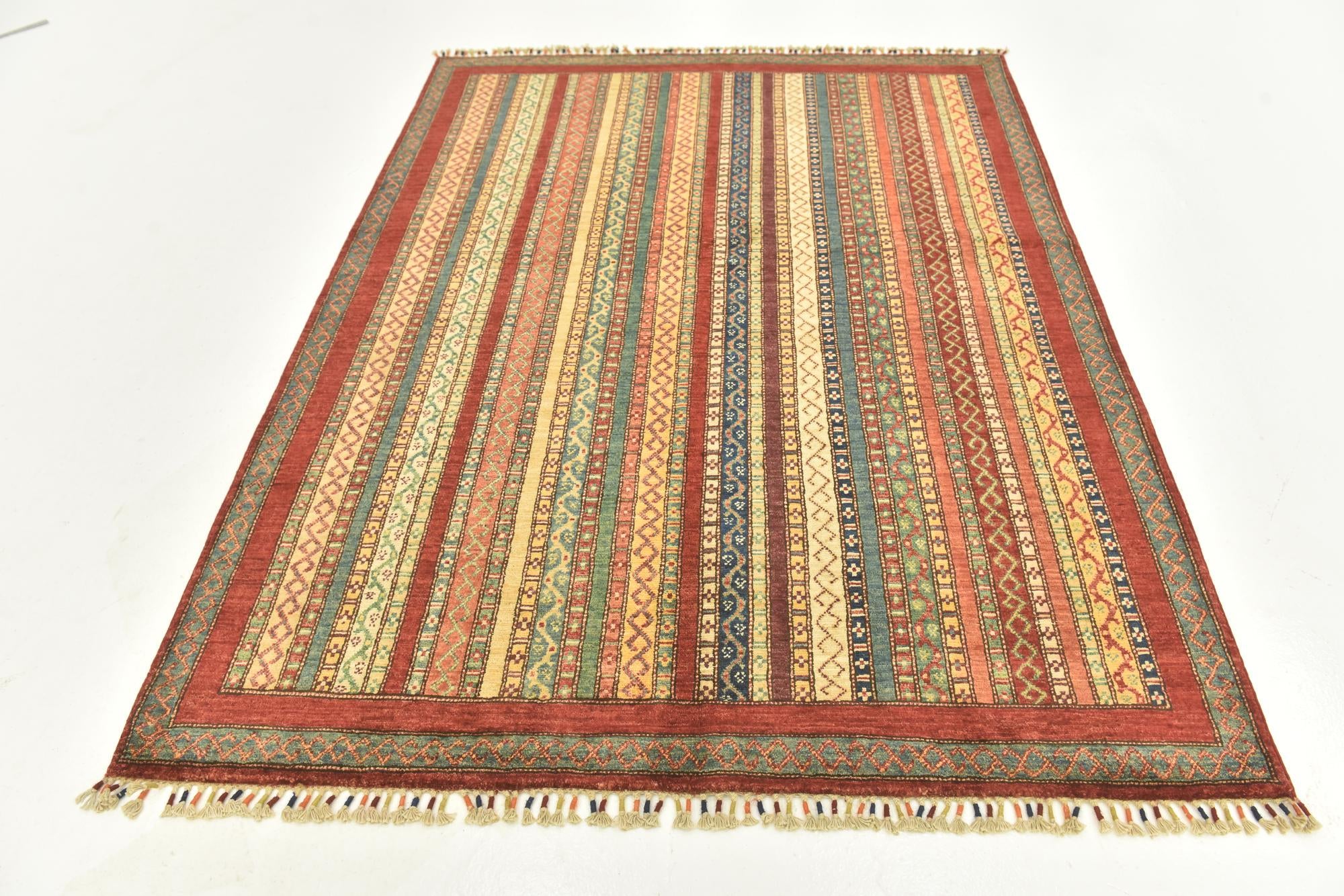 5' x 6' 5 Hand Knotted Ariana Ziegler Rug
