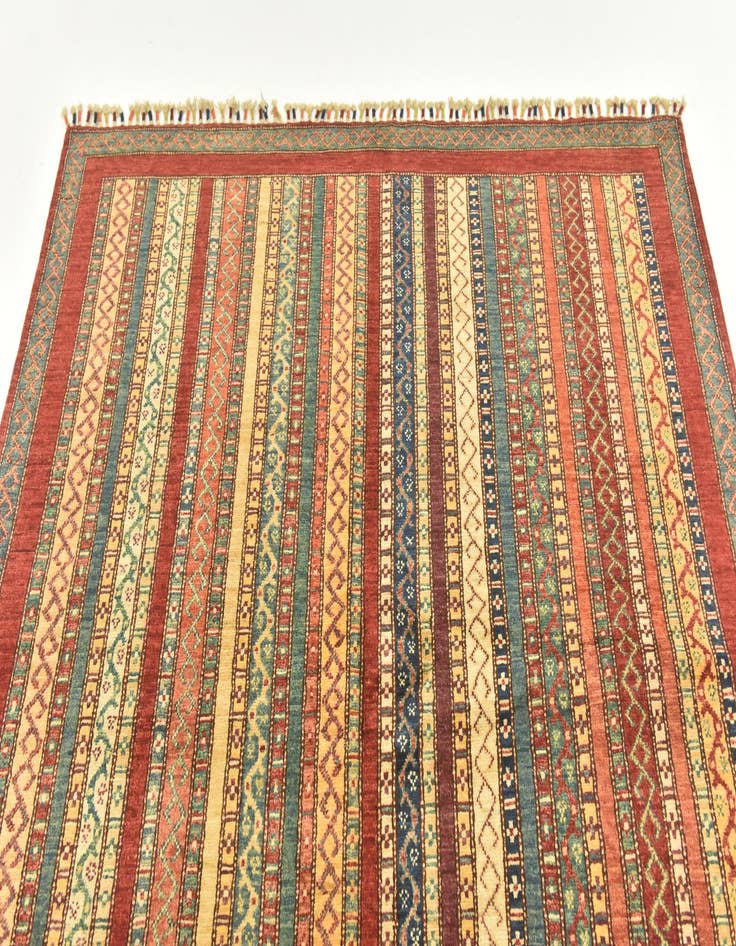 Detail image of 5' x 6' 5  Hand Knotted Ariana Ziegler Rug