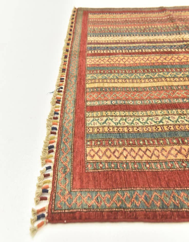 Detail image of 5' x 6' 5  Hand Knotted Ariana Ziegler Rug