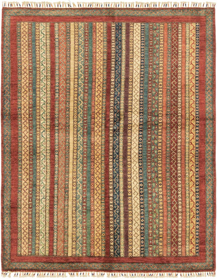 Detail image of 5' x 6' 5 Hand Knotted Ariana Ziegler Rug