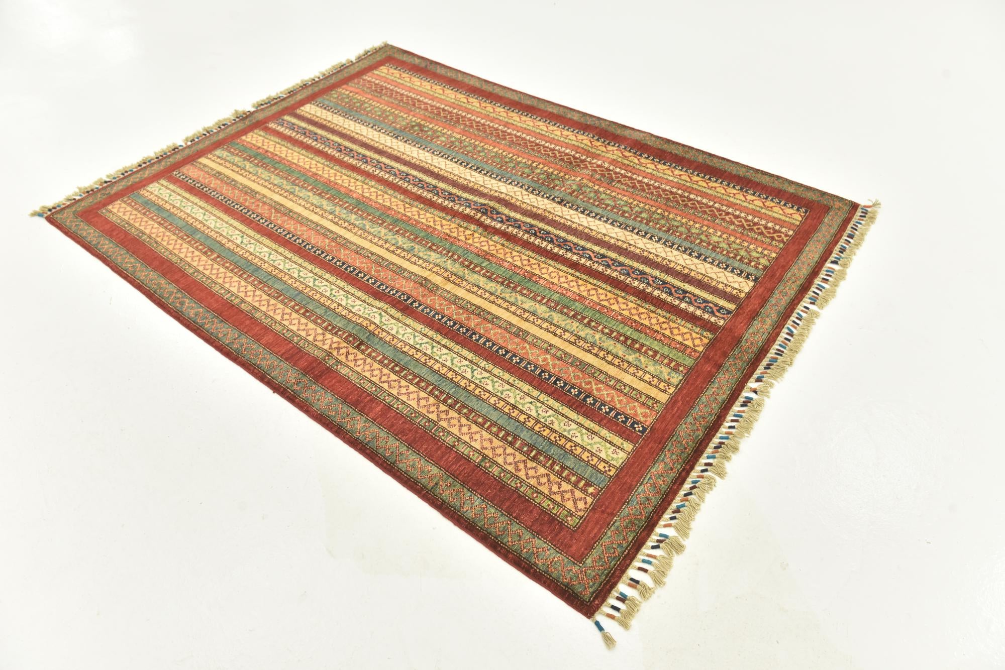 5' x 6' 6 Hand Knotted Ariana Ziegler Rug