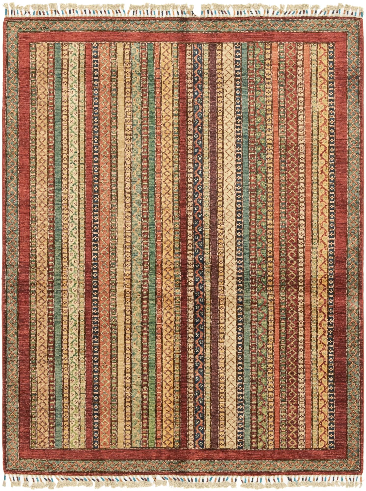 5' x 6' 6 Hand Knotted Ariana Ziegler Rug