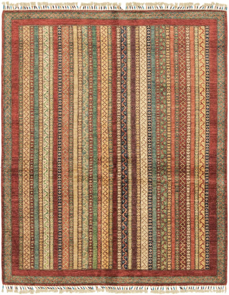 Detail image of 5' x 6' 6 Hand Knotted Ariana Ziegler Rug