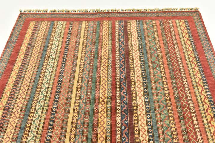 5' x 6' 4 Hand Knotted Ariana Ziegler Rug