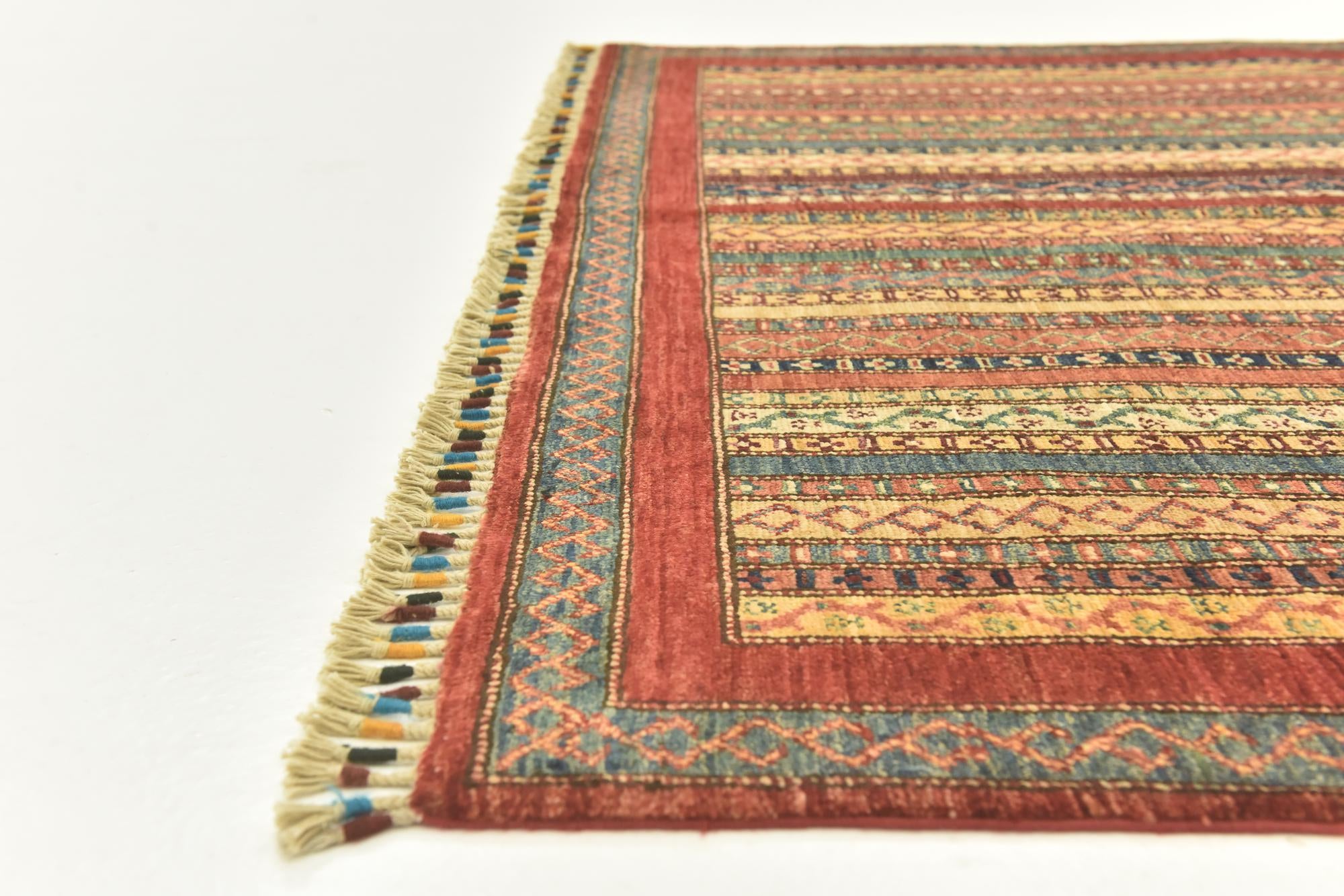 5' x 6' 4 Hand Knotted Ariana Ziegler Rug