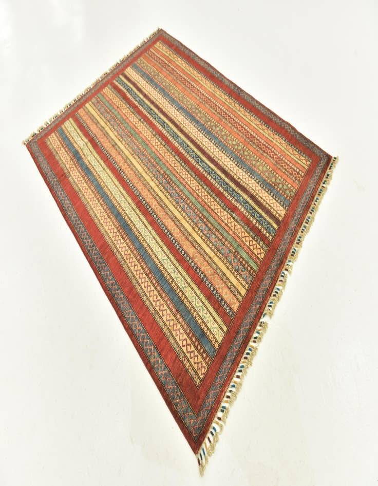 Detail image of 5' 2 x 6' 5 Hand Knotted Ariana Ziegler Rug