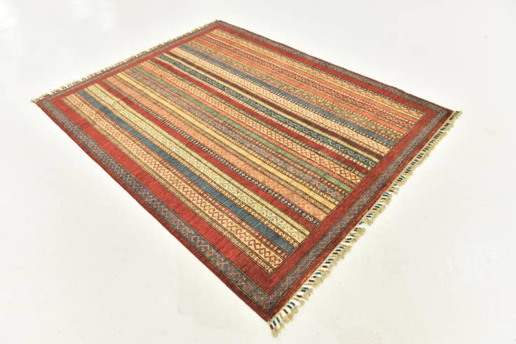Detail image of 5' 2 x 6' 5 Hand Knotted Ariana Ziegler Rug