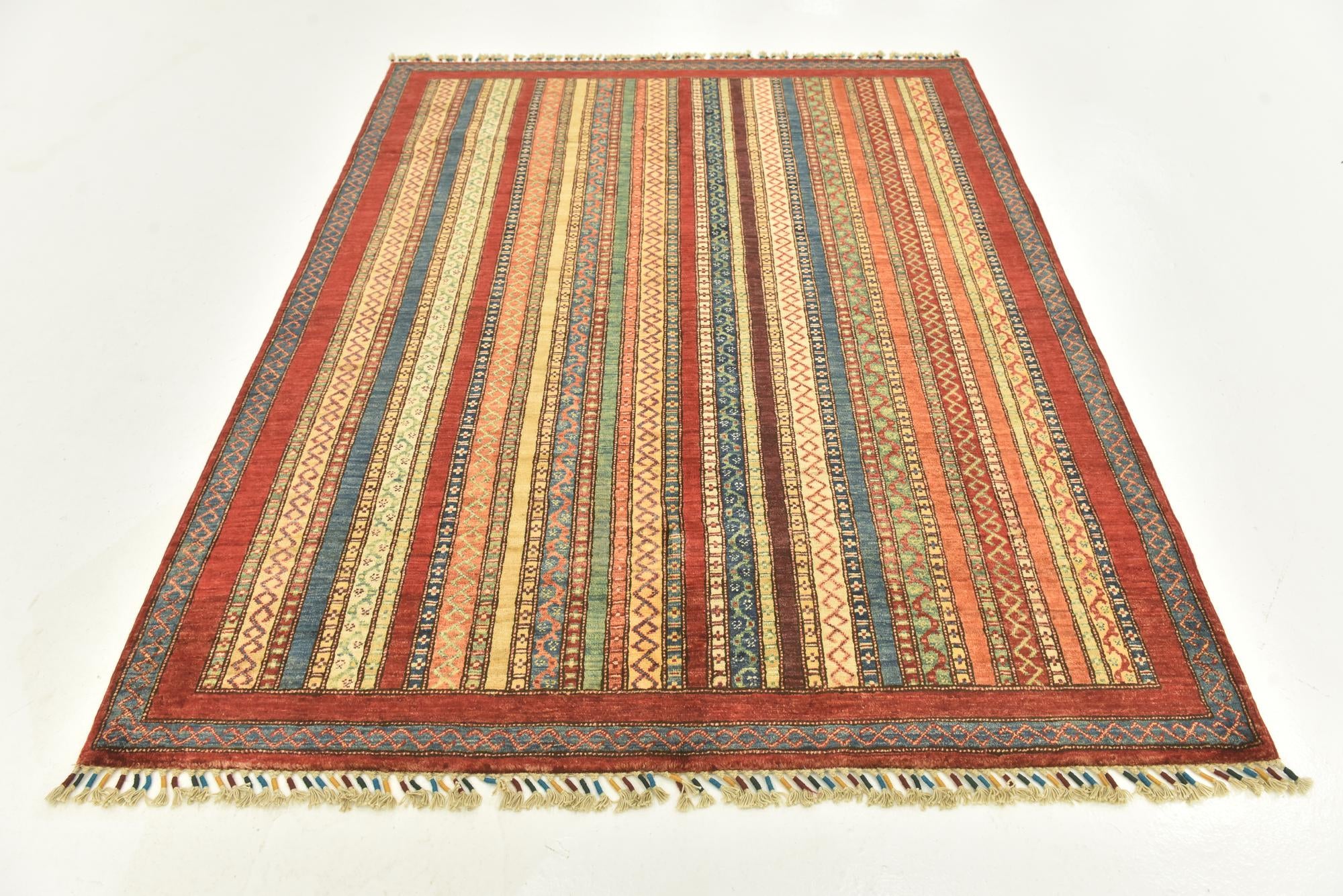 5' 2 x 6' 5 Hand Knotted Ariana Ziegler Rug