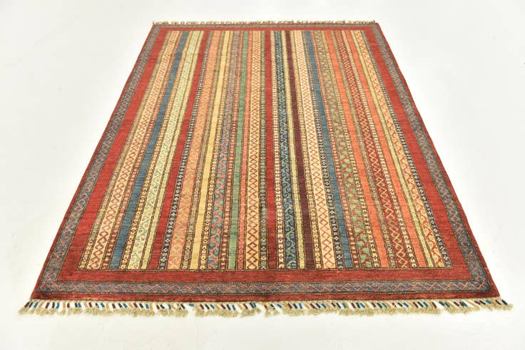 Detail image of 5' 2 x 6' 5 Hand Knotted Ariana Ziegler Rug