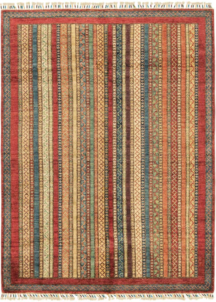 5' 2 x 6' 5 Hand Knotted Ariana Ziegler Rug