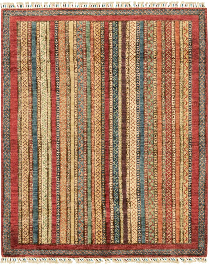 Detail image of 5' 2 x 6' 5 Hand Knotted Ariana Ziegler Rug