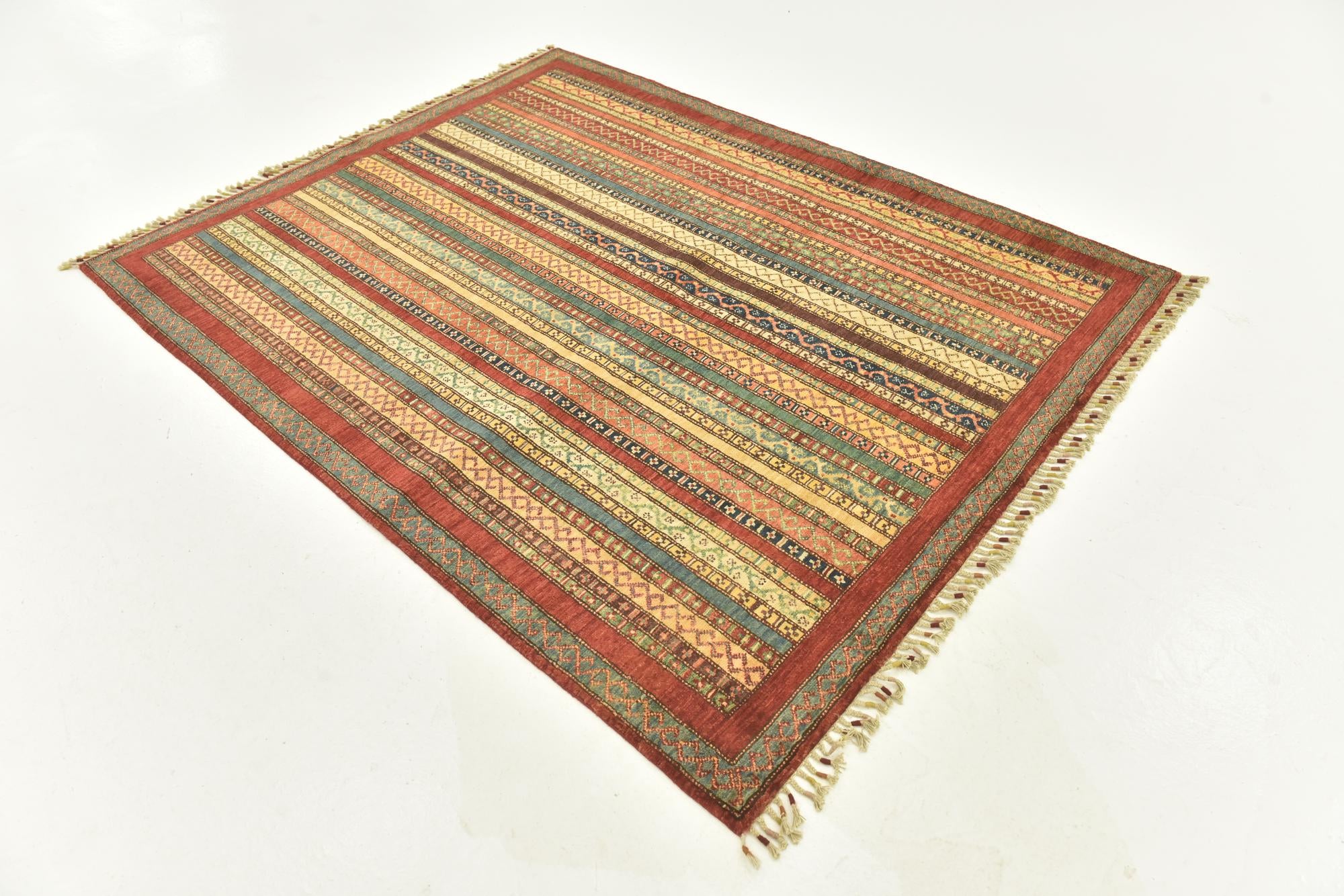 5' 2 x 6' 5 Hand Knotted Ariana Ziegler Rug