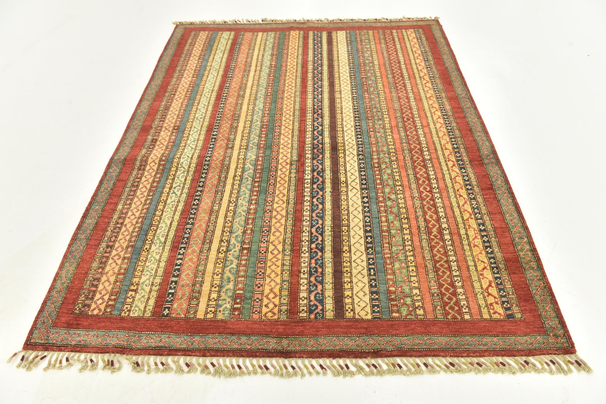 5' 2 x 6' 5 Hand Knotted Ariana Ziegler Rug
