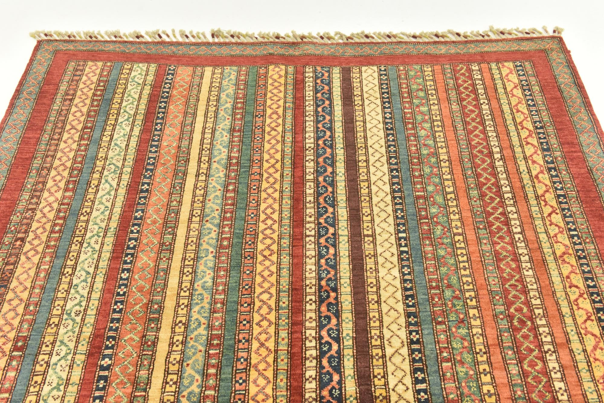 5' 2 x 6' 5 Hand Knotted Ariana Ziegler Rug