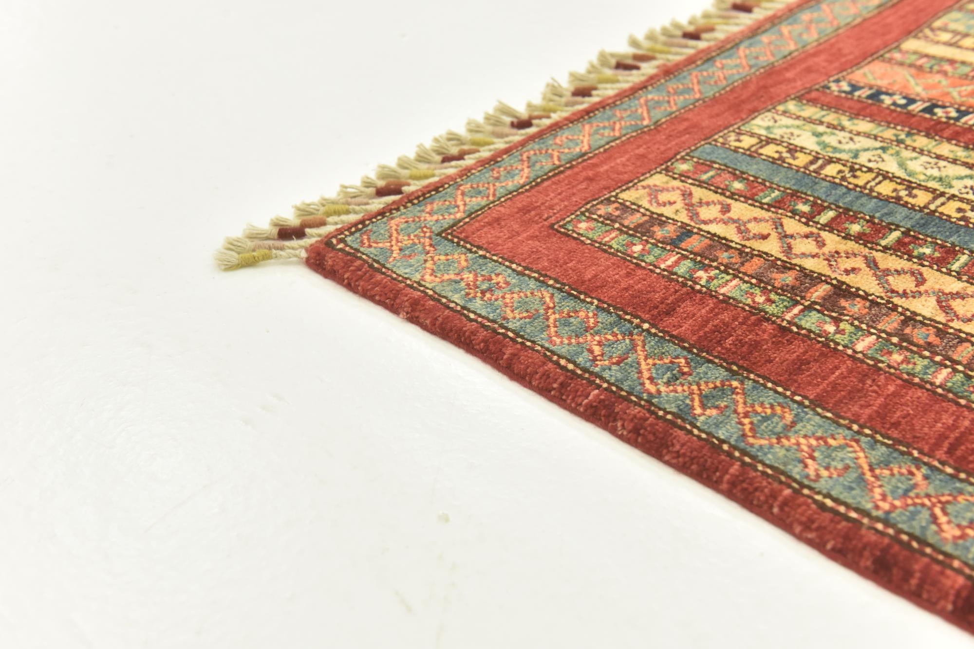 5' 2 x 6' 5 Hand Knotted Ariana Ziegler Rug