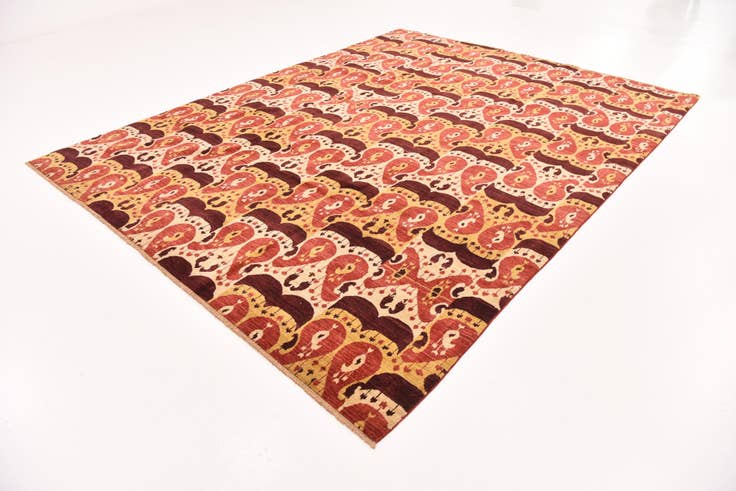 Detail image of 7' 11 x 10' 3 Hand Knotted Ariana Ziegler Rug