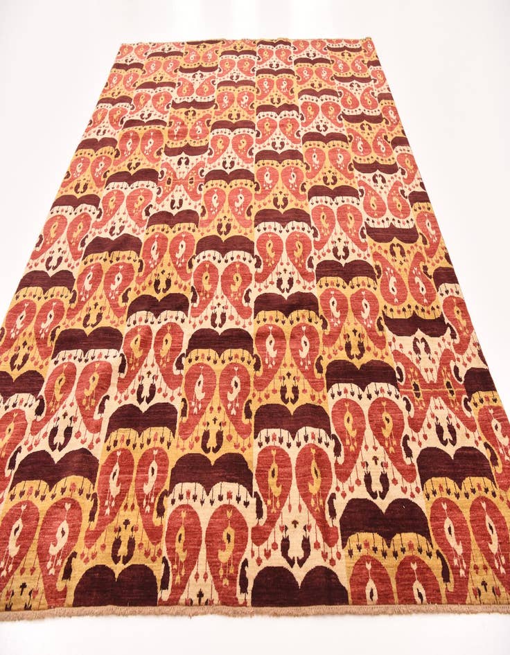 Detail image of 7' 11 x 10' 3  Hand Knotted Ariana Ziegler Rug