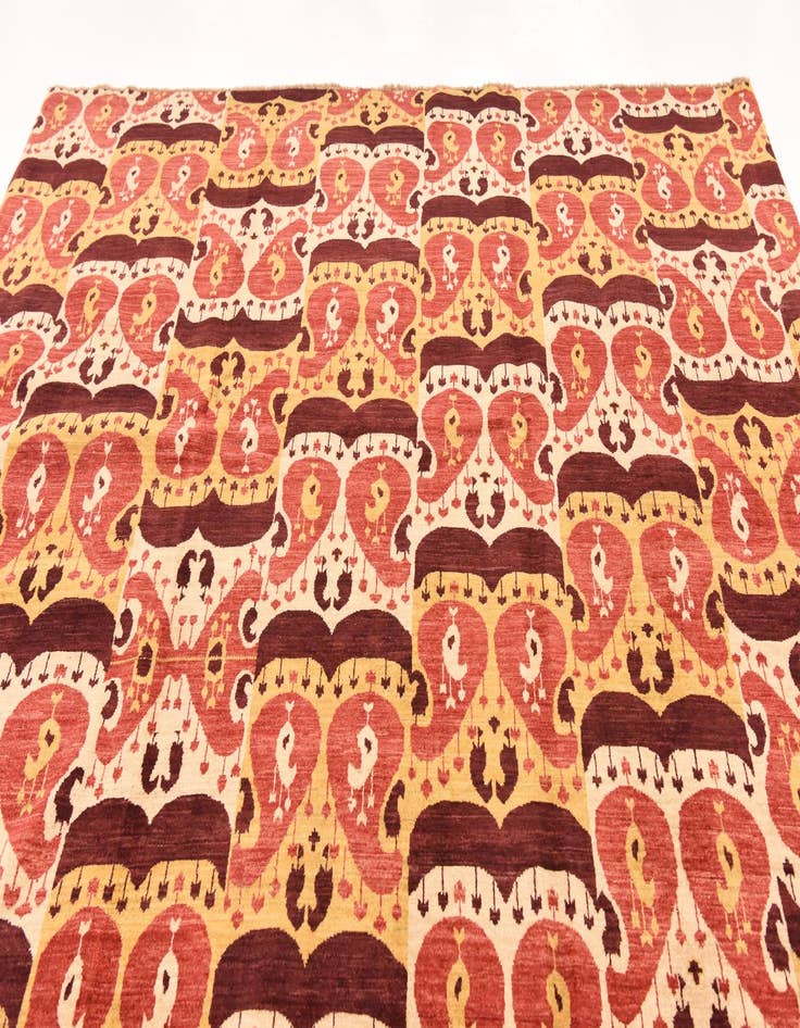 Detail image of 7' 11 x 10' 3  Hand Knotted Ariana Ziegler Rug