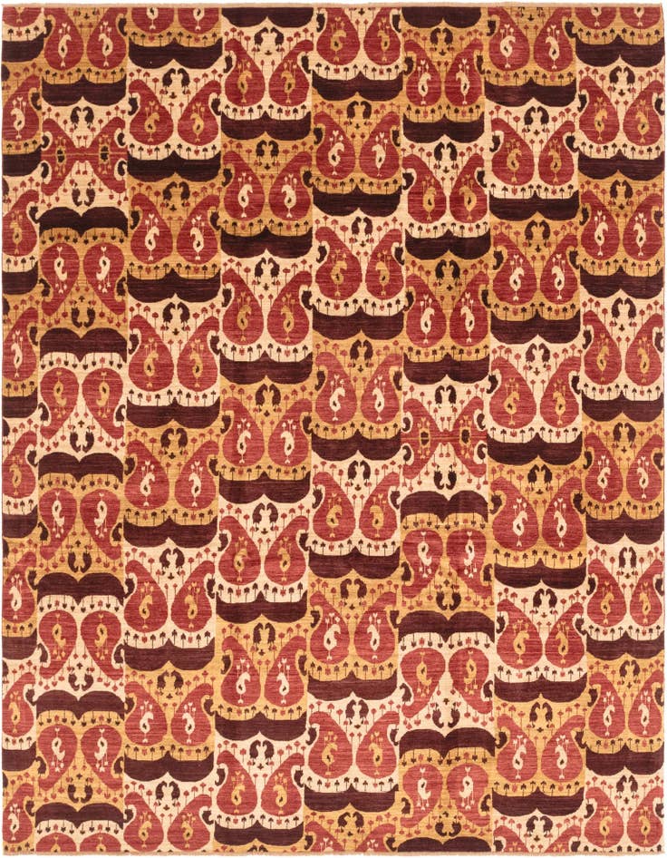 Detail image of 7' 11 x 10' 3 Hand Knotted Ariana Ziegler Rug