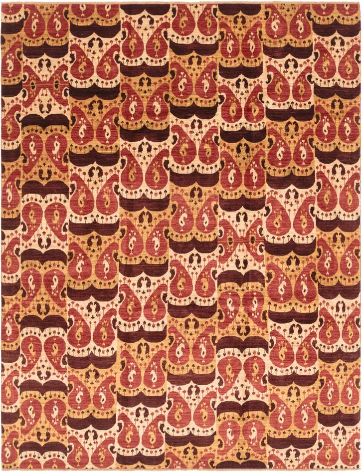 Detail image of 7' 11 x 10' 3 Hand Knotted Ariana Ziegler Rug