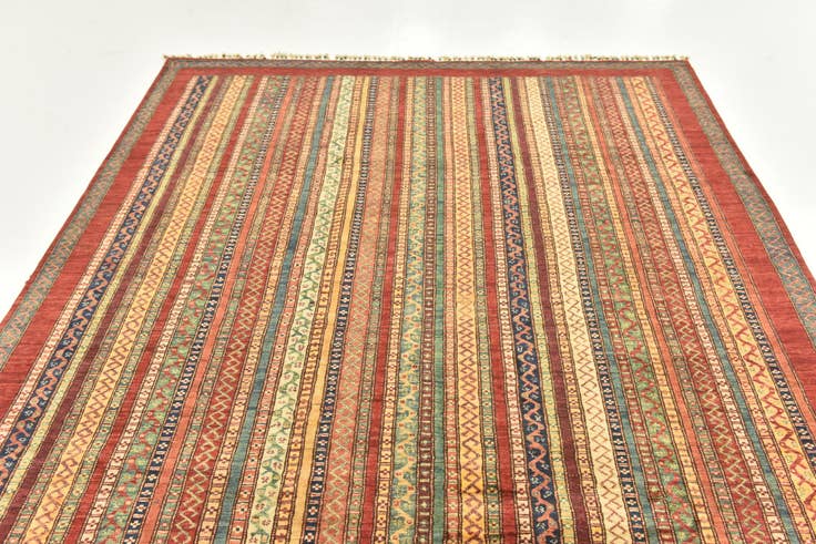 Detail image of 6' 8 x 9' 7 Hand Knotted Ariana Ziegler Rug