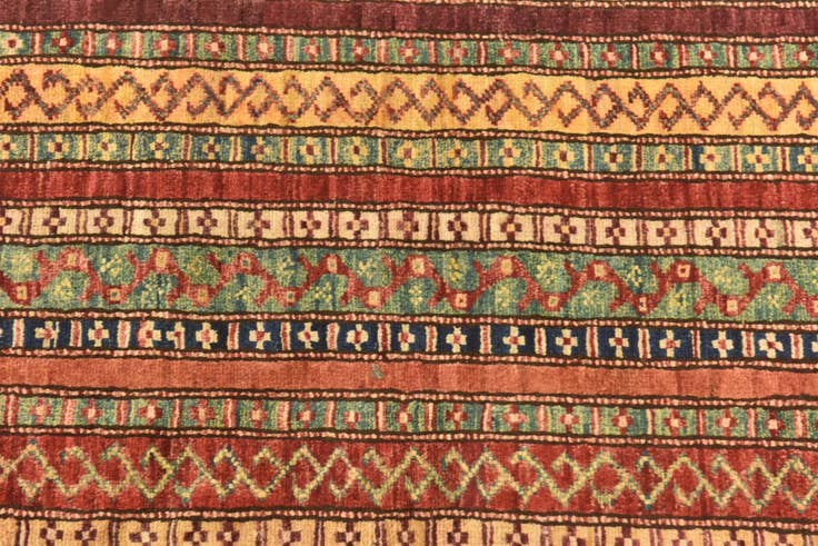 Detail image of 6' 8 x 9' 7 Hand Knotted Ariana Ziegler Rug