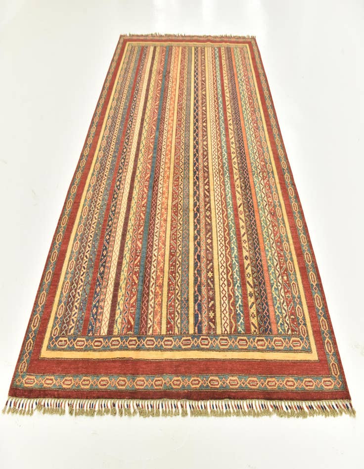 Detail image of 6' 7 x 9' 9  Hand Knotted Ariana Ziegler Rug