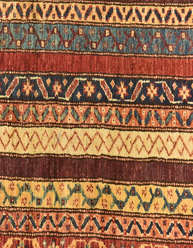 Detail image of 6' 7 x 9' 9  Hand Knotted Ariana Ziegler Rug