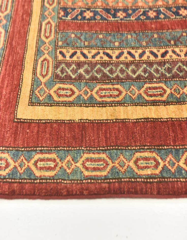 Detail image of 6' 7 x 9' 9  Hand Knotted Ariana Ziegler Rug