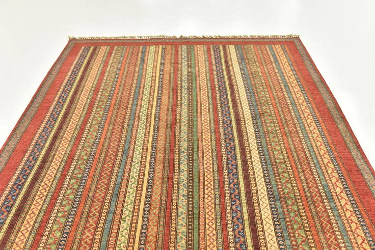 Detail image of 6' 9 x 9' 10 Hand Knotted Ariana Ziegler Rug