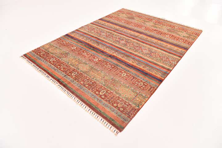 6' x 8' 1 Hand Knotted Ariana Ziegler Rug