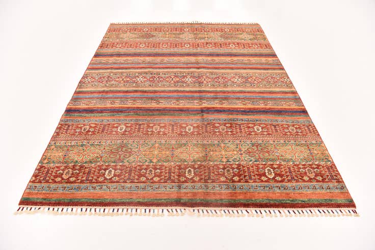 Detail image of 6' x 8' 1 Hand Knotted Ariana Ziegler Rug
