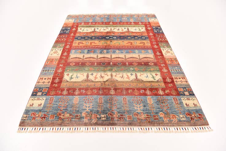 Detail image of 170cm x 240cm Hand Knotted Ariana Ziegler Rug