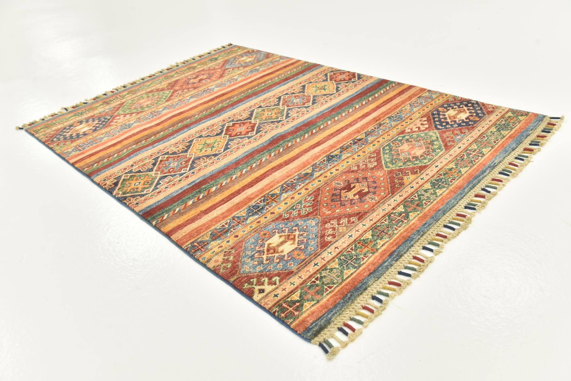 3' 5 x 4' 10 Hand Knotted Ariana Ziegler Rug