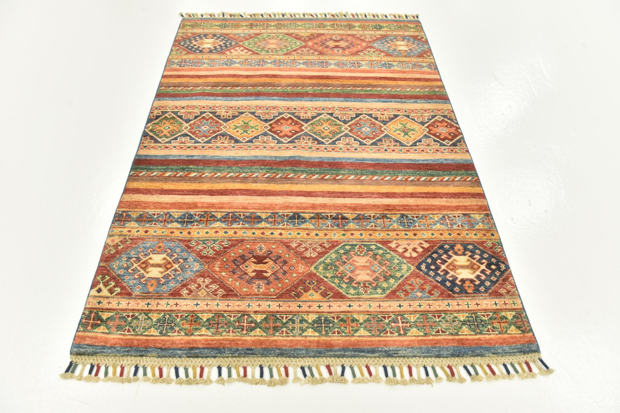 3' 5 x 4' 10 Hand Knotted Ariana Ziegler Rug