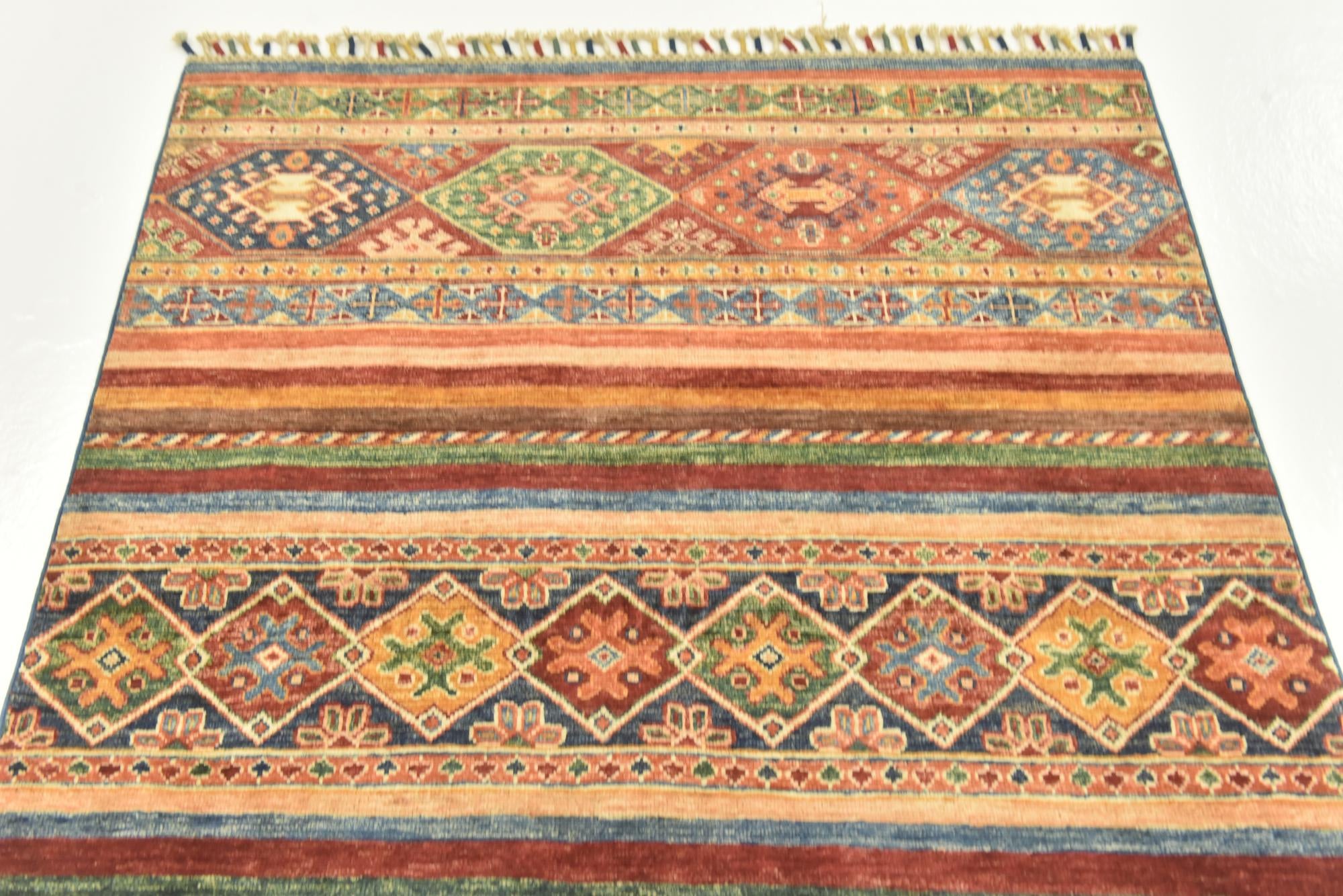 3' 5 x 4' 10 Hand Knotted Ariana Ziegler Rug