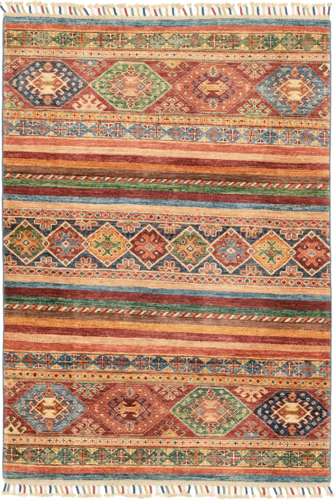 3' 5 x 4' 10 Hand Knotted Ariana Ziegler Rug