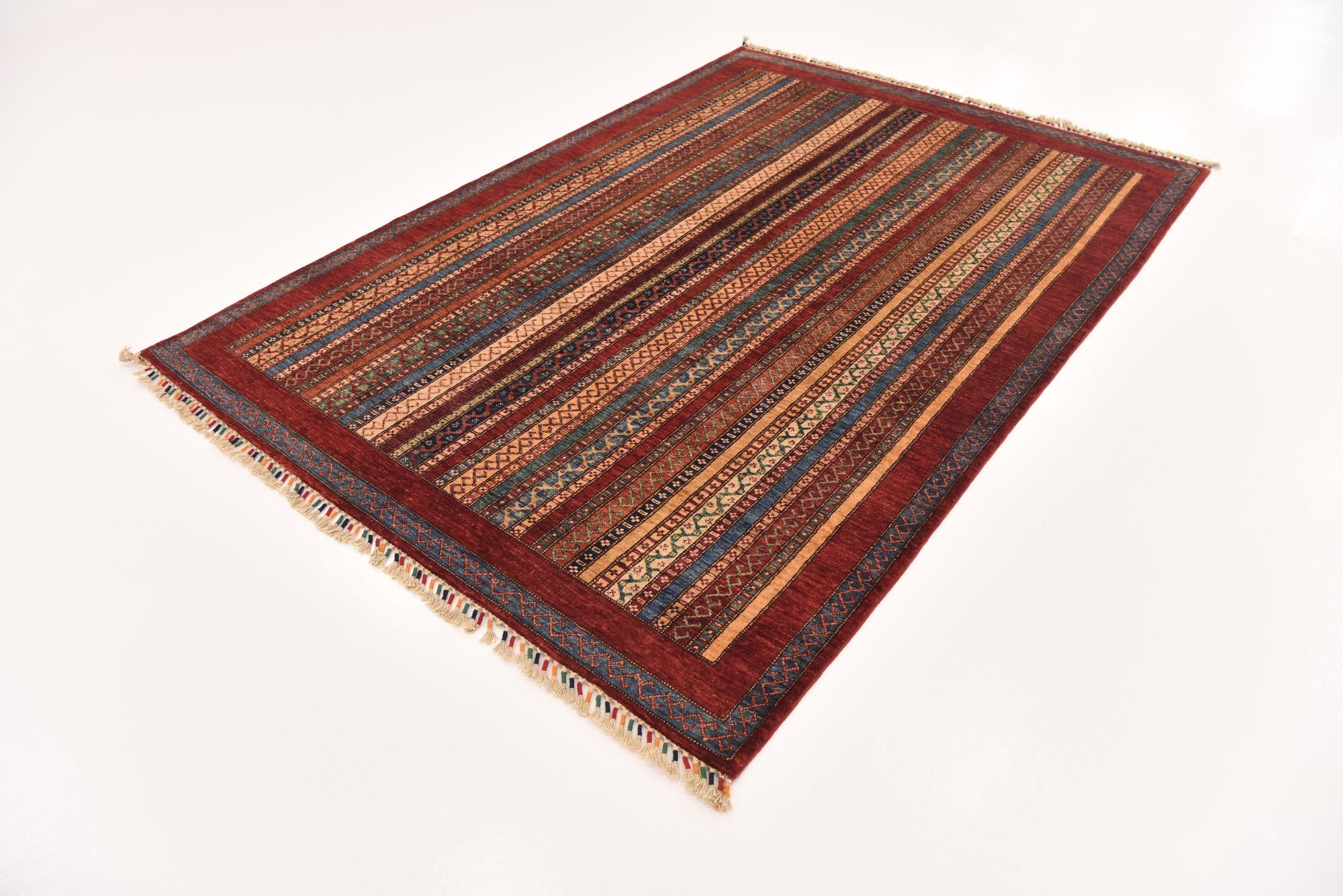 5' 7 x 8' Hand Knotted Ariana Ziegler Rug