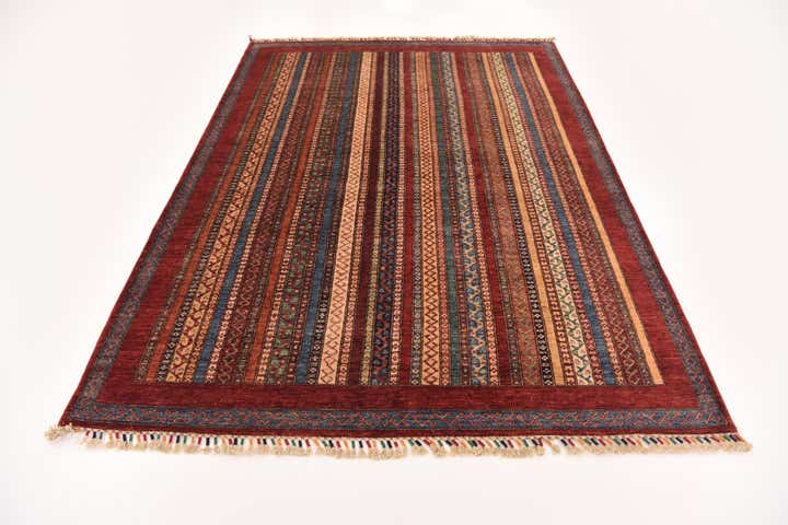 5' 7 x 8' Hand Knotted Ariana Ziegler Rug