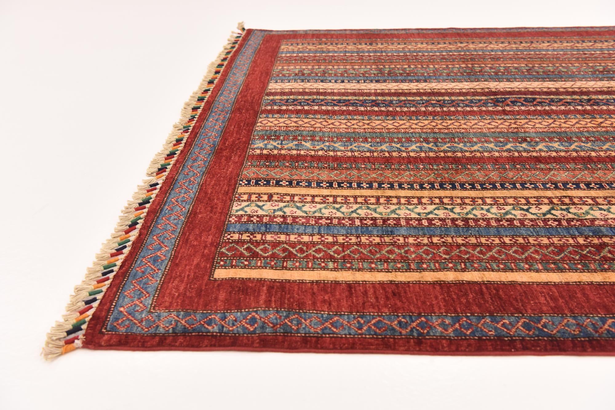 5' 7 x 8' Hand Knotted Ariana Ziegler Rug