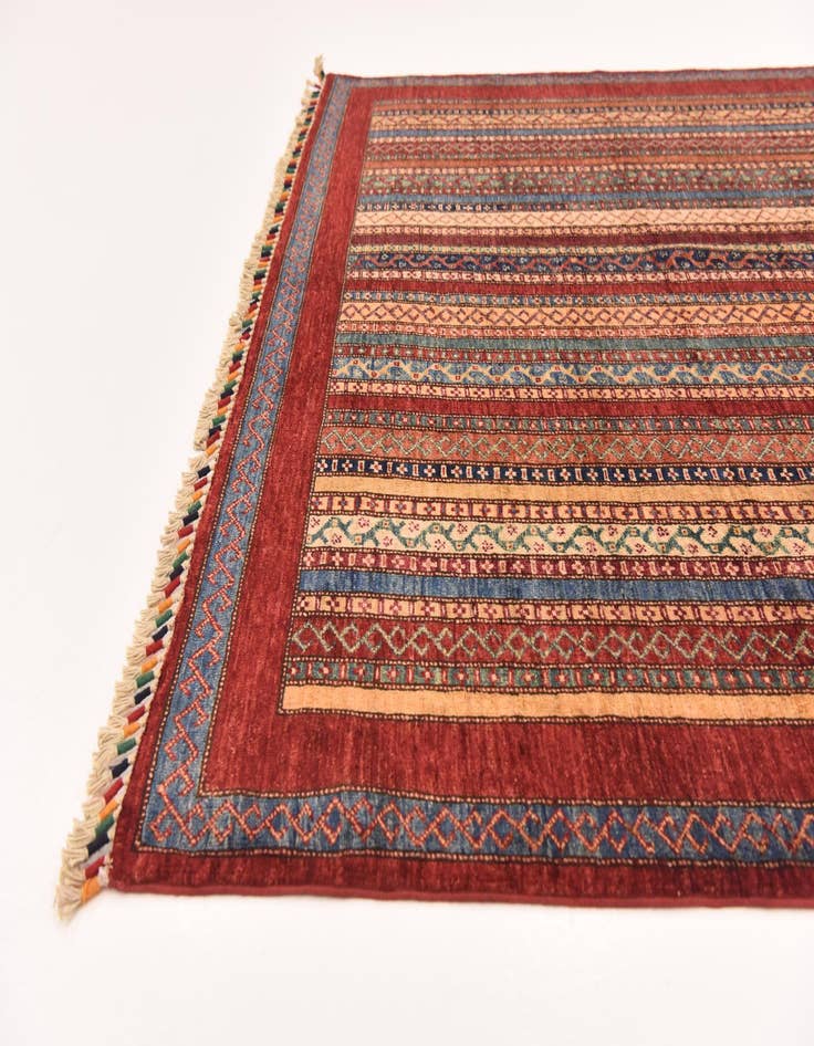 Detail image of 5' 7 x 8' Hand Knotted Ariana Ziegler Rug